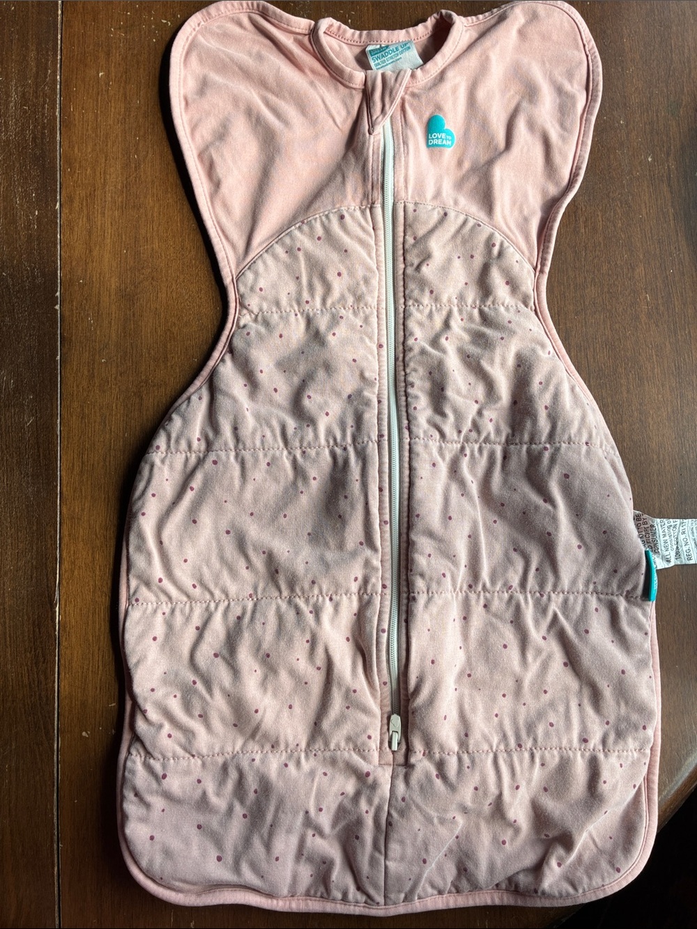 Love to Dream Pink Dot Swaddle Sleep Sack